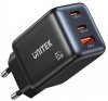 Ładowarka sieciowa Unitek GaN 65W, 2xUSB-C, USB-A, PD 3.0, czarna